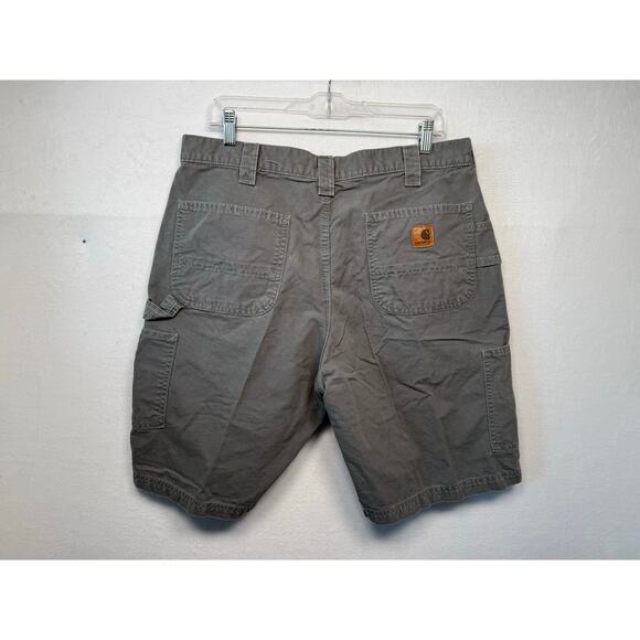 Carhartt Gray Cargo Shorts with Relaxed Fit - Picture 2 of 4